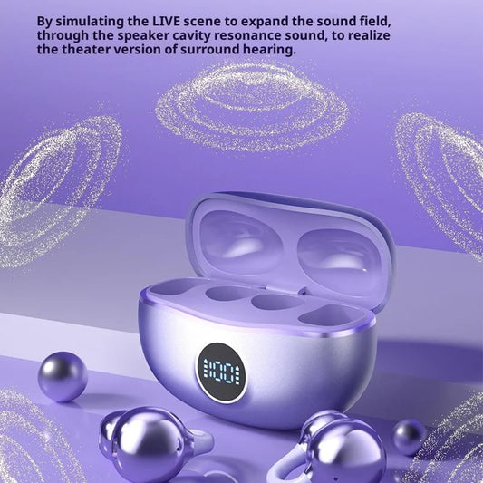 Original SONY Ear clip OWS Wireless Bluetooth Ear Clip Headphones sports Gaming Headset HIFI Surround Sound Earbuds With Mic