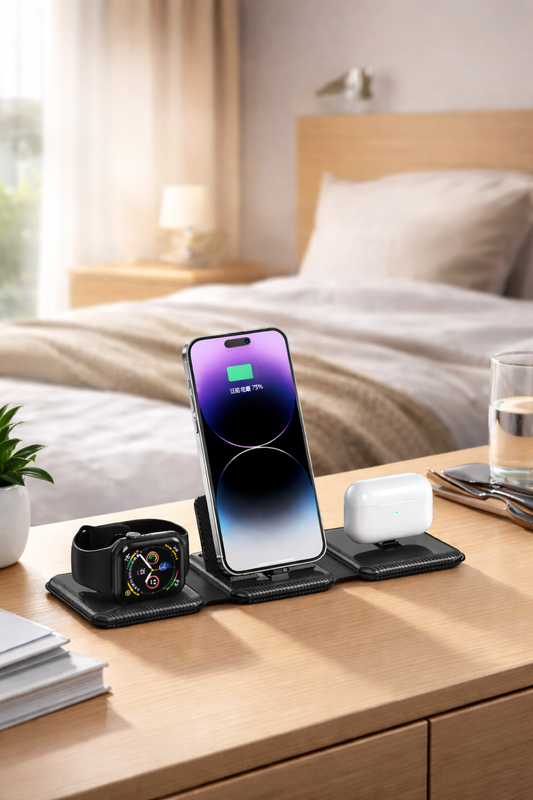 Car Folding Magnetic Phone Holder – 360° Rotation