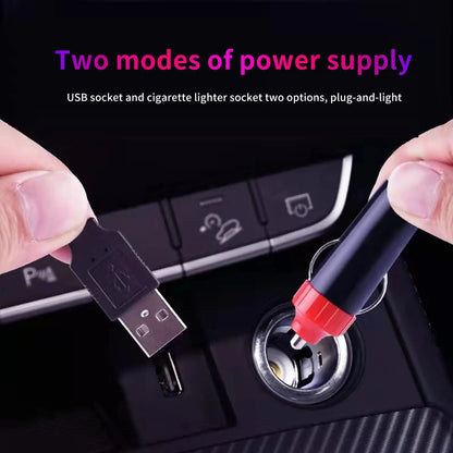 LED Car Interior Ambient Strip Lights RGB Fiber Optic Atmosphere Neon Lighting Kit W/ APP Remote Control Auto Decorative Lamps