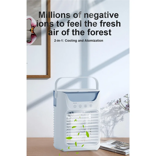 Portable Air Conditioners Fan Mini Air Conditioner With 3 Speeds Air Cooler With Humidifier For Room Bedroom Office Desk Durable