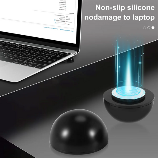 L77A 2 Pcs Laptop Notebook Black Antiskid Cool Ball Cooler Stand Pad